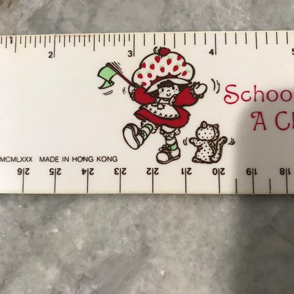 American Greetings | Office | Vintage 98 Strawberry Shortcake 12 Ruler ...